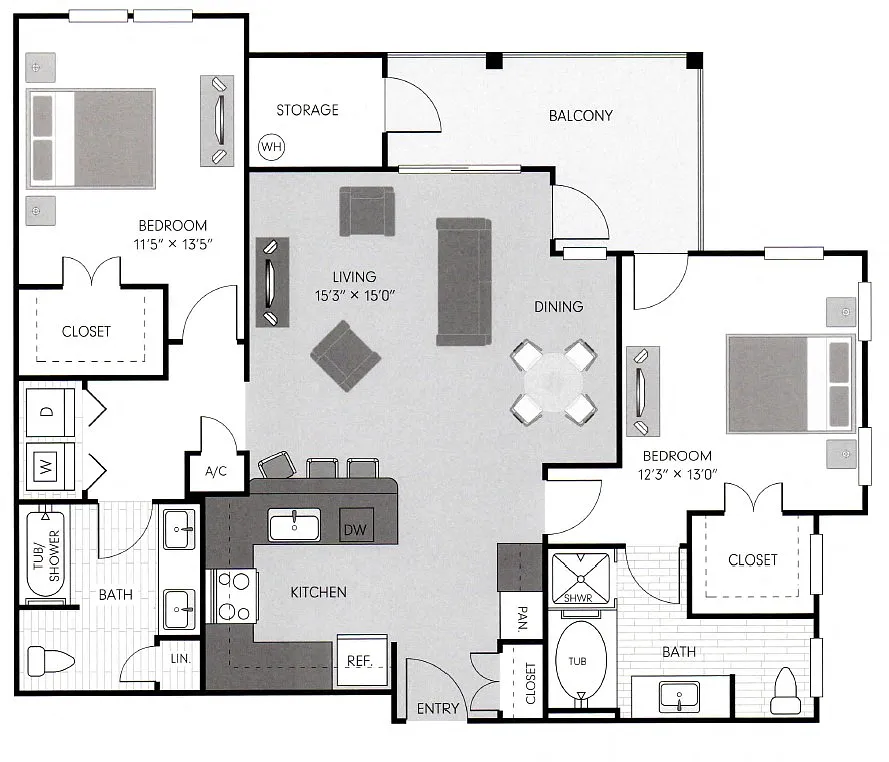 Floor plan B2