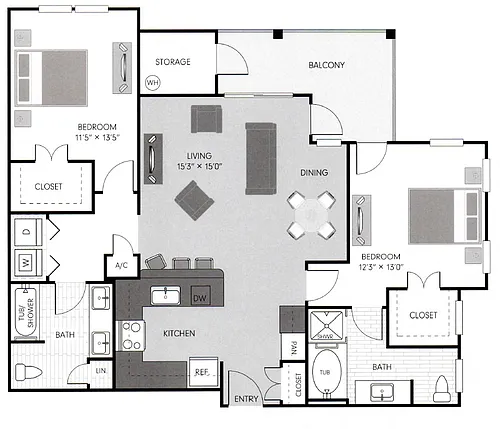 Floor plan B2