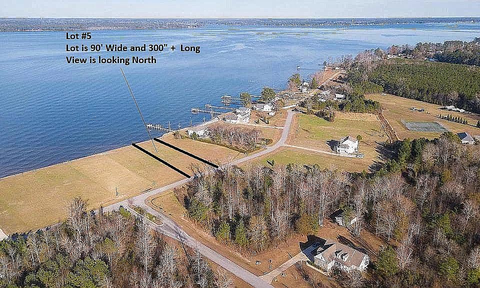 90’ waterfront  300’ deep