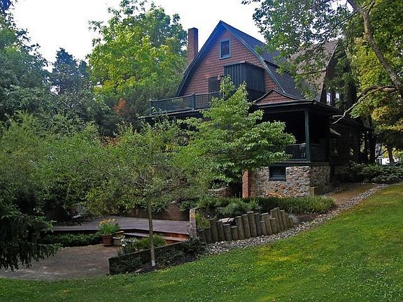 Rear of house showing deck and patio