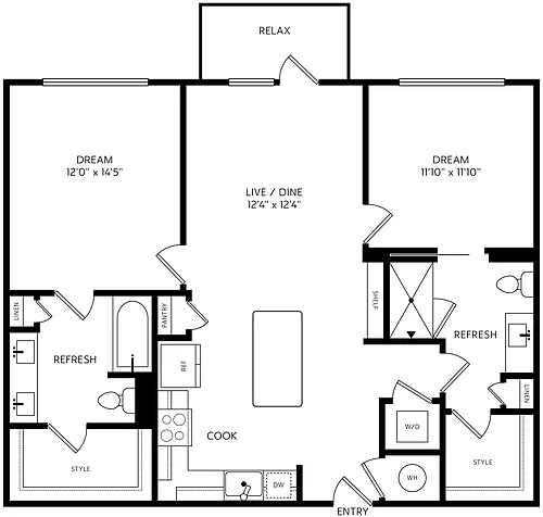 Floor plan B1