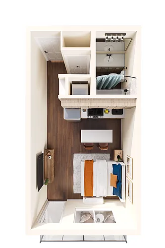 Floor plan Studio