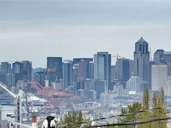 Take a look at the city line view from your living room window. 