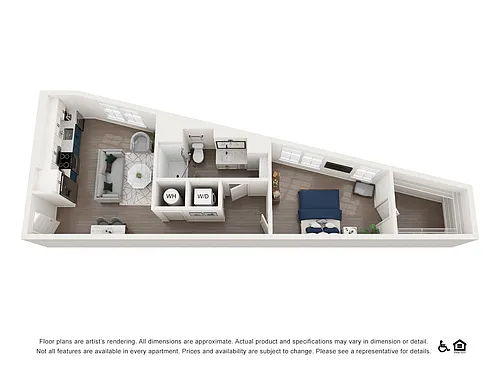 Floor plan 1K-C