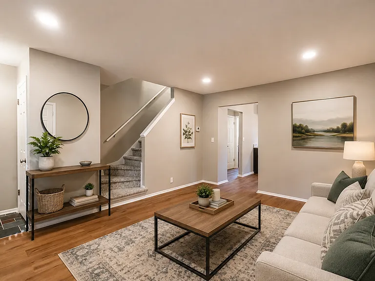 Living Room Staged