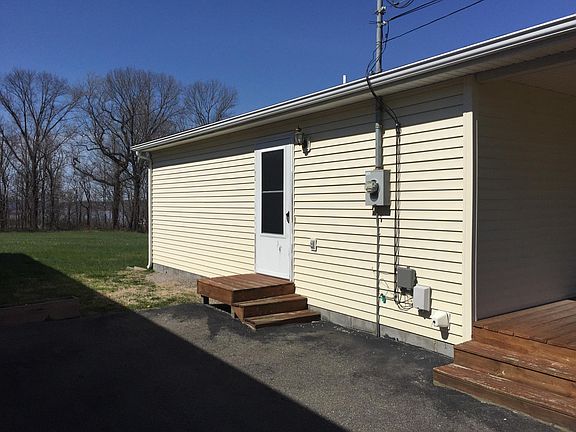 The side entrance to the house.The