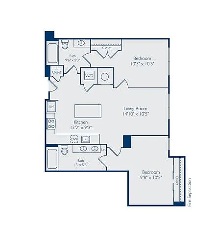 Floor plan B2D