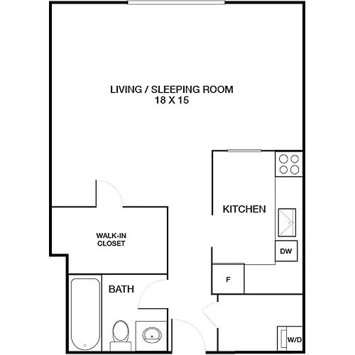 Floor plan Monroe