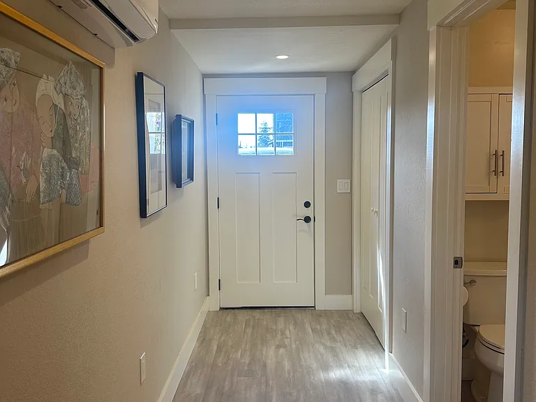 Front entrance and hallway