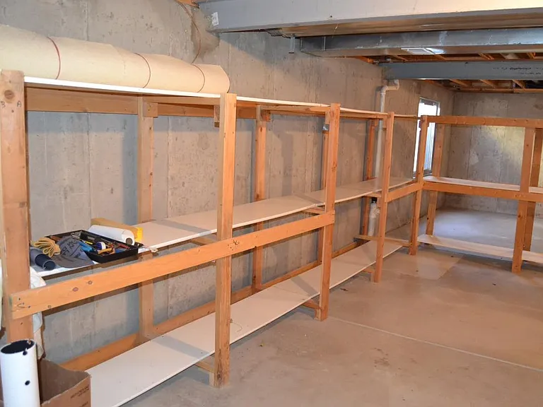 Basement Shelving