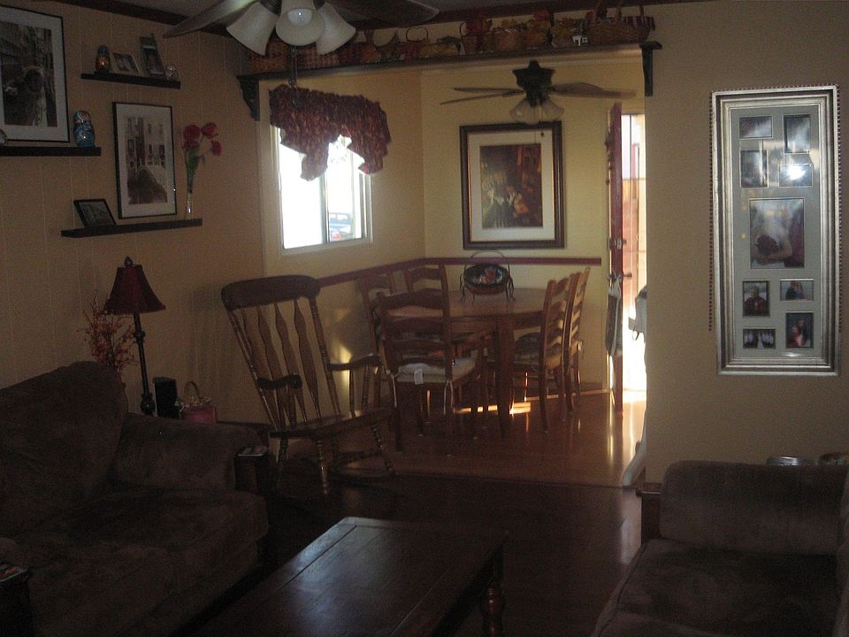 Living room looking at the dining room