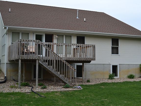 back view facing woods