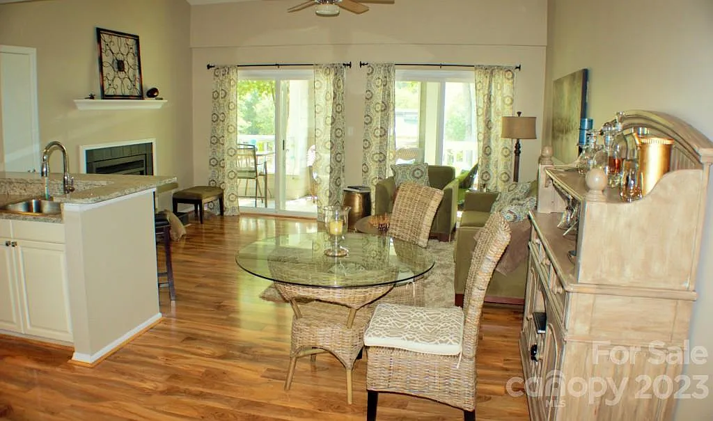 View upon entry - Lake Norman through the new sliding glass doors. - 218 Northwest Dr