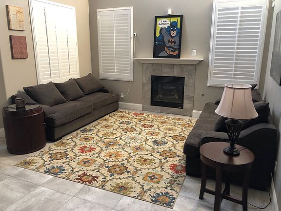 Formal living with fireplace