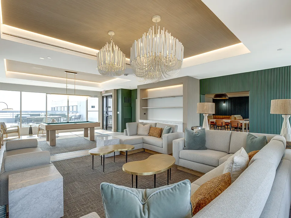 Newly renovated rooftop lounge