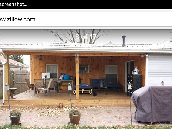 15x22 covered porch with paver patio