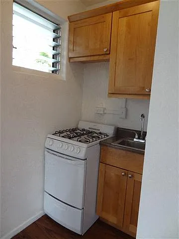 Moana Vista Studio Small Kitchen Stove and Oven