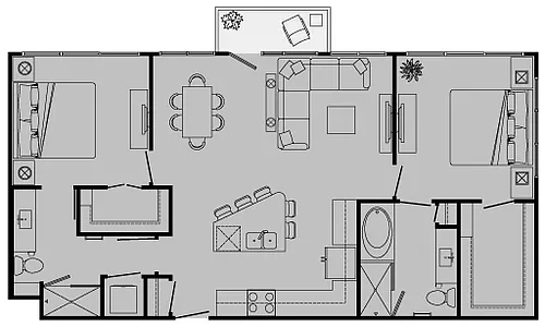 Floor plan K