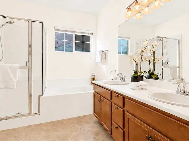 Master bathroom.