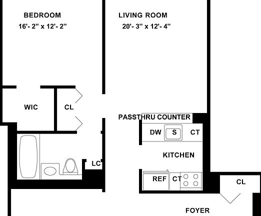 2nd image of 10 Barclay St APT 6E
