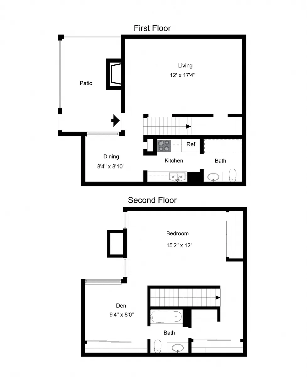 Floor plan A13 + Den