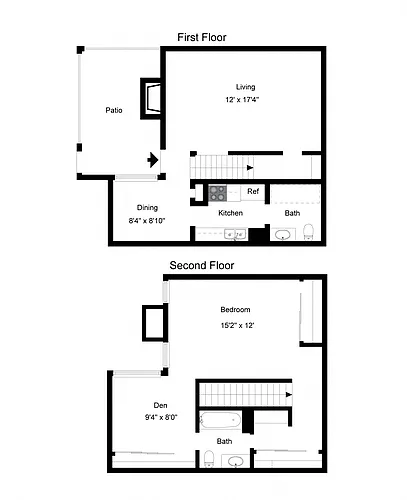 Floor plan A13 + Den
