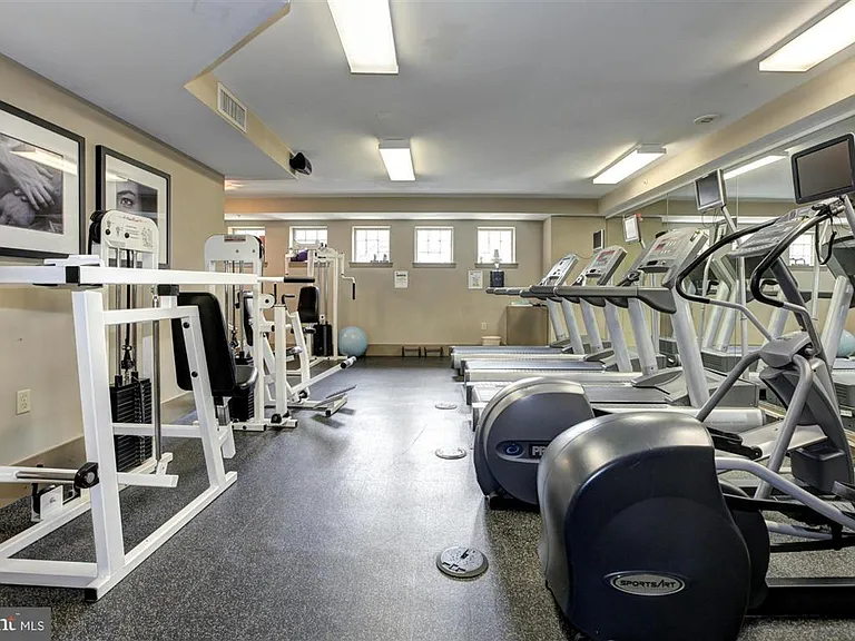 The building's gym has a new Peloton. This is included in rent.