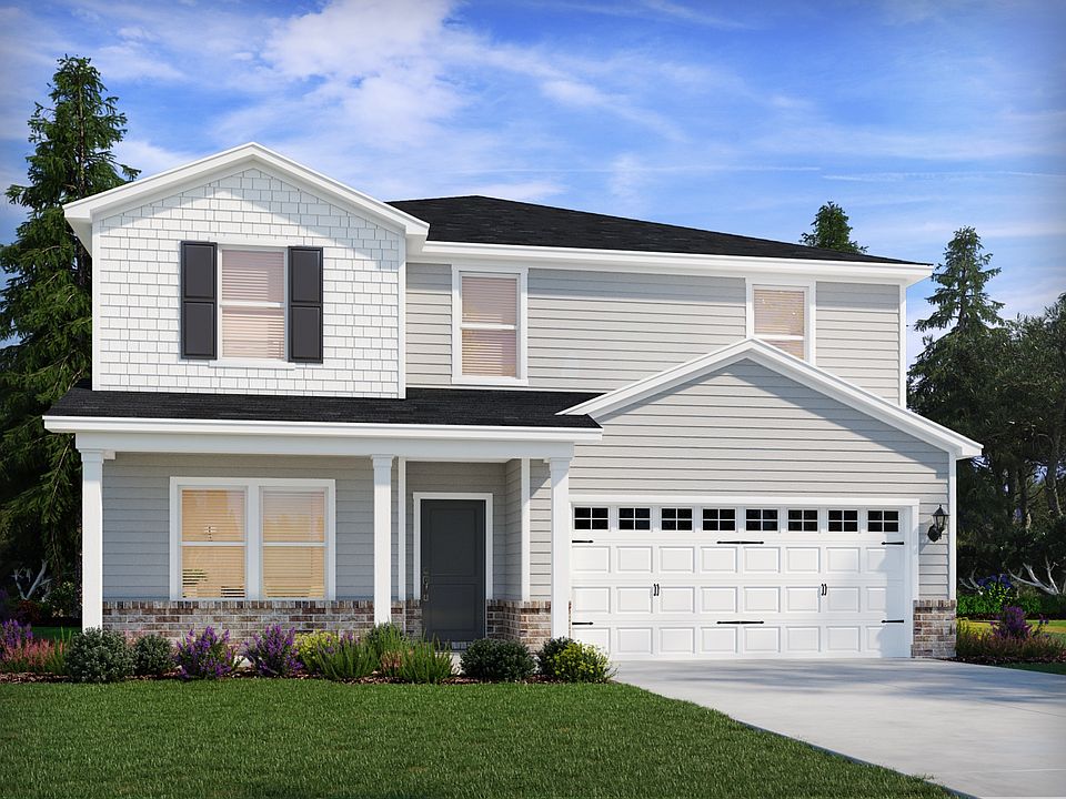 Chatham elevation rendering at a Meritage Homes community in Wendell, NC.