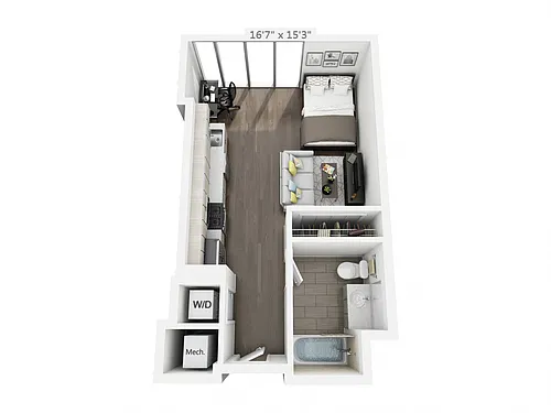 Floor plan STUDIO A1