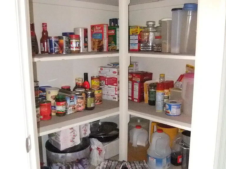 walk in pantry in kitchen