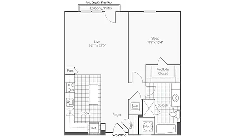 Floor plan Ansonia