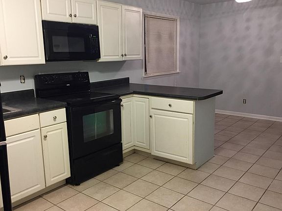 Large kitchen with modern appliances