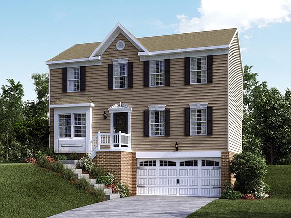 Elevation M Siding Facade with Opt Garage Door
