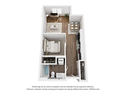 Floor plan Cashmere - Alcove