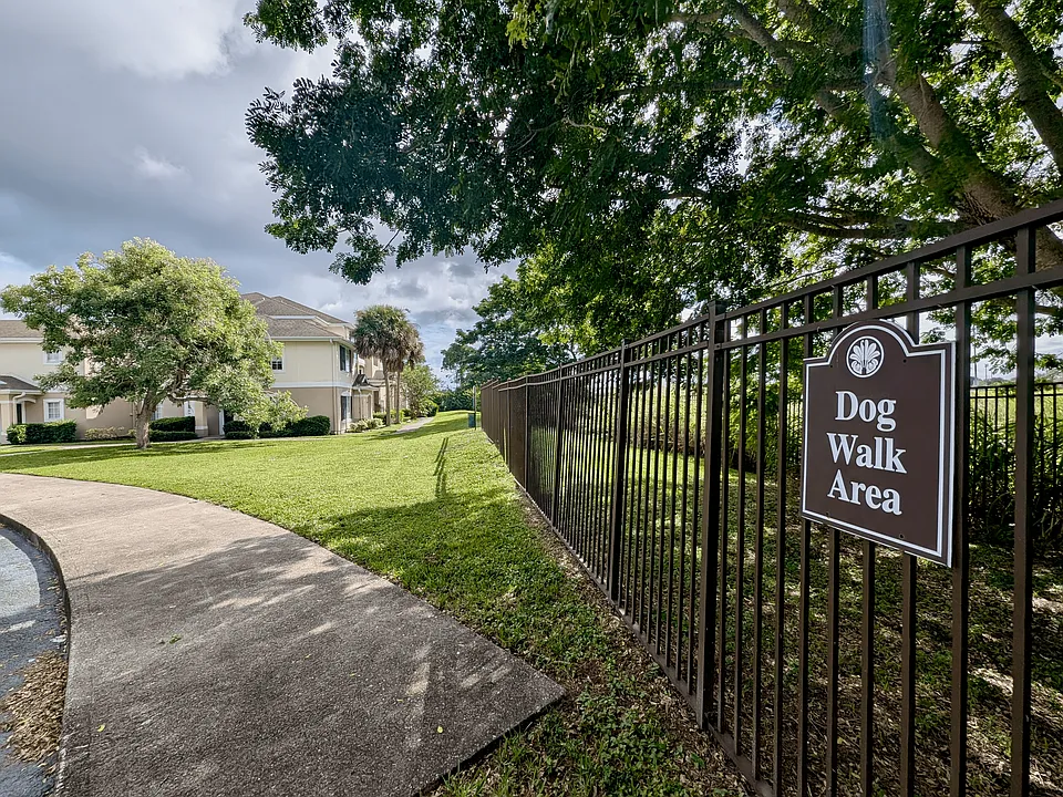 Designated dog walk area, perfect for pet owners seeking a peaceful environment.