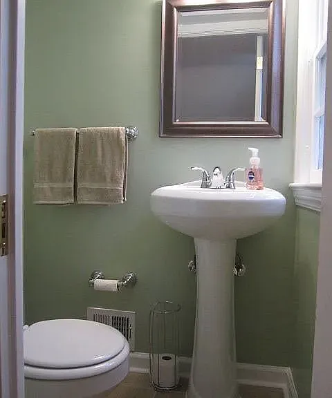 First floor half bath