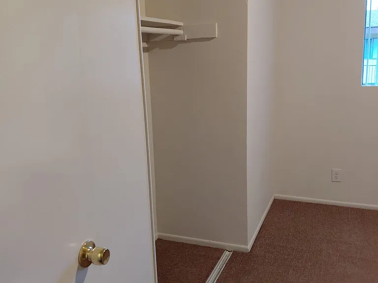 Bedroom 2, roomy and large closet & window
