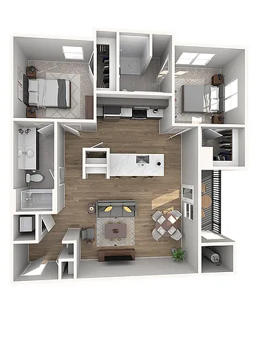Floor plan B2 - B2