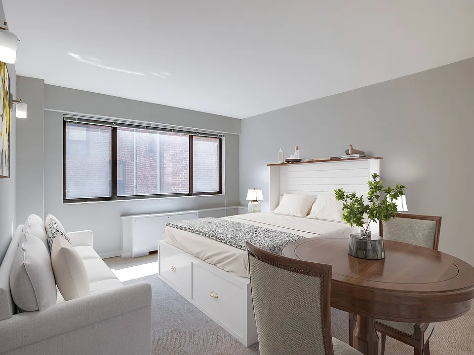 Studio with murphy bed (virtually staged)