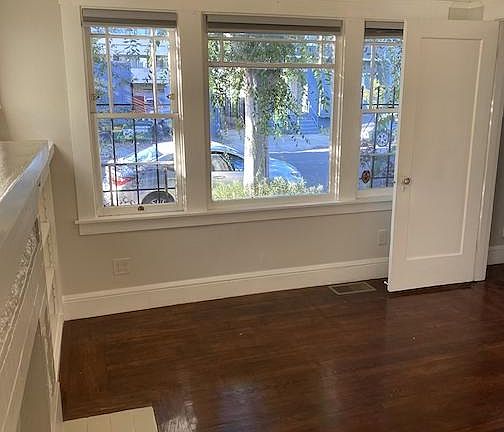 Bdrm #1 : fireplace mantel and built-ins