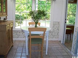 Breakfast Nook, Overlooking Back Yard