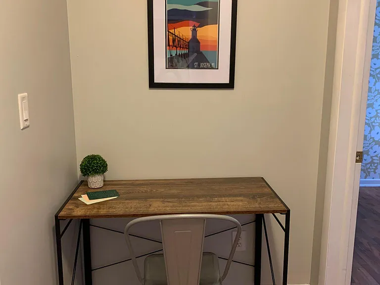 Desk area outside of bedrooms
