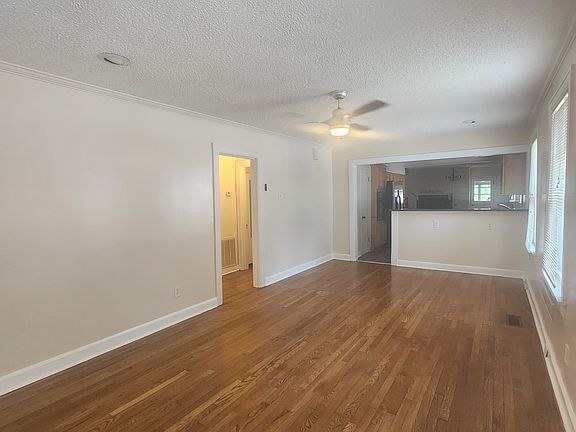 Open Concept of Living Room and Dining Room.