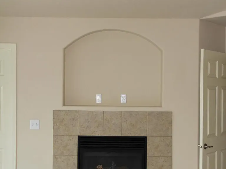 Fireplace in Master