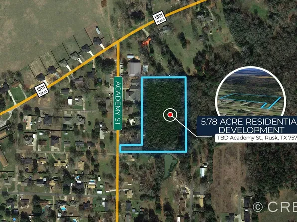Academy St, Rusk, TX 75785