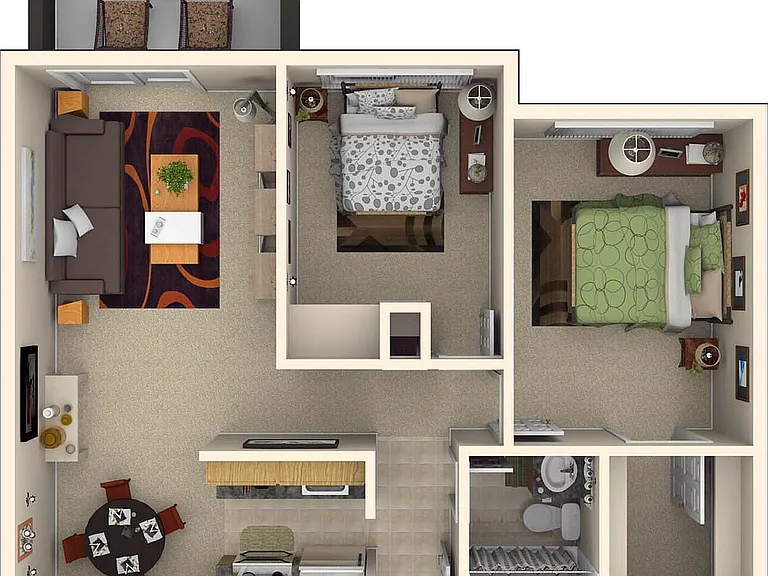 Residence 3 2x1 800 sqft Residence 3 2x1 800 sqft