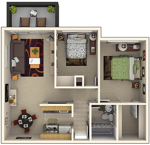 Floor plan 2X1