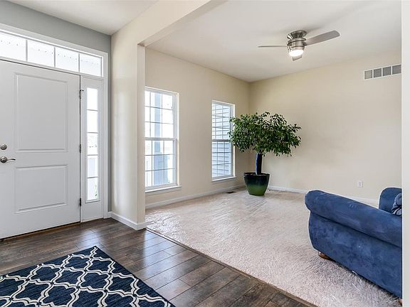 Entry way and dining room