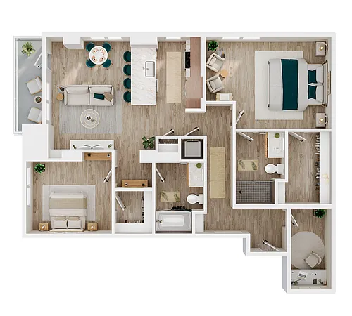 Floor plan B7
