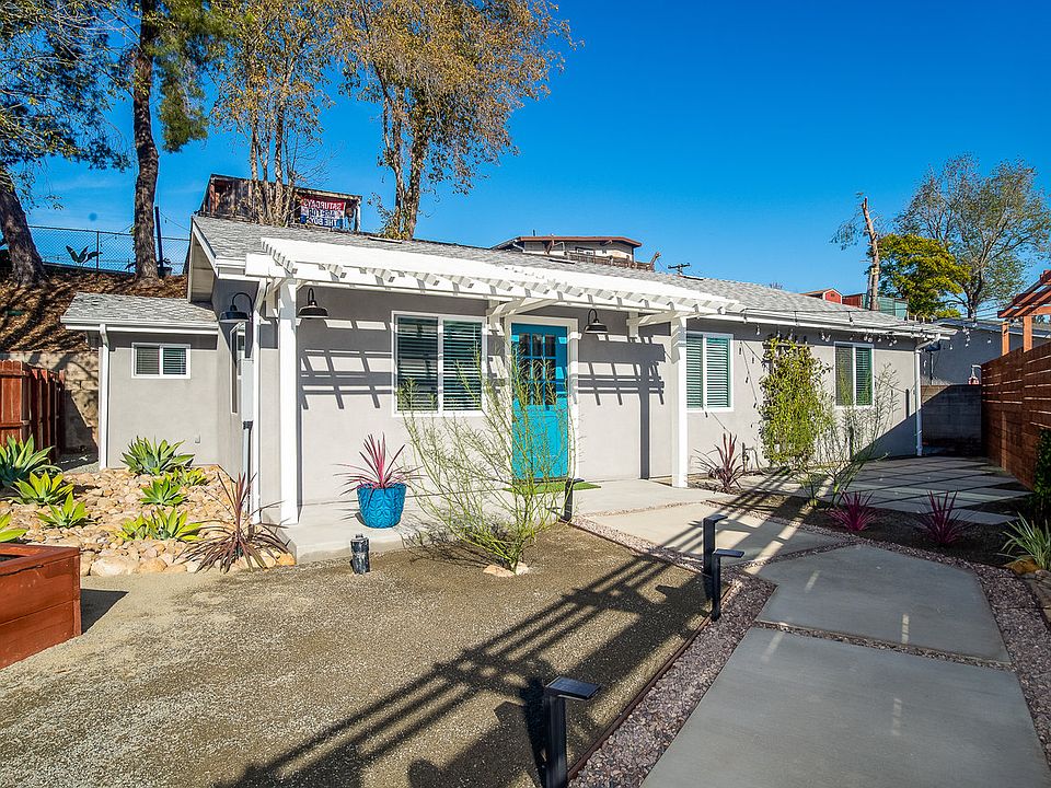 Private walkway leading to front door.